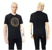 versace tee-shirt pas cher 3d point medusa noir